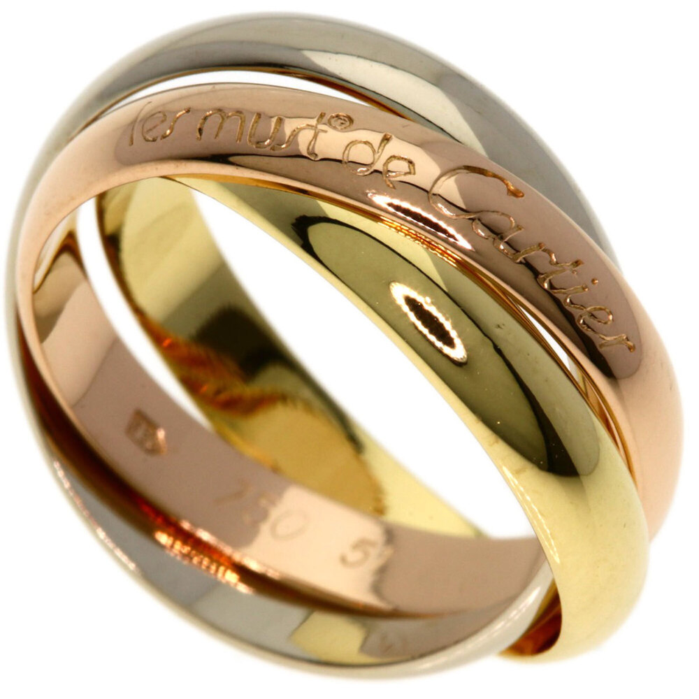 CARTIER Authentic 18k Gold Trinity Ring #51